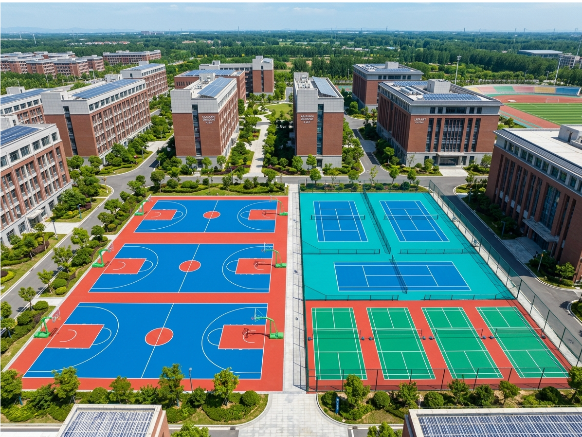 镇江市硅PU球场硅PU篮球场 - 一站式服务